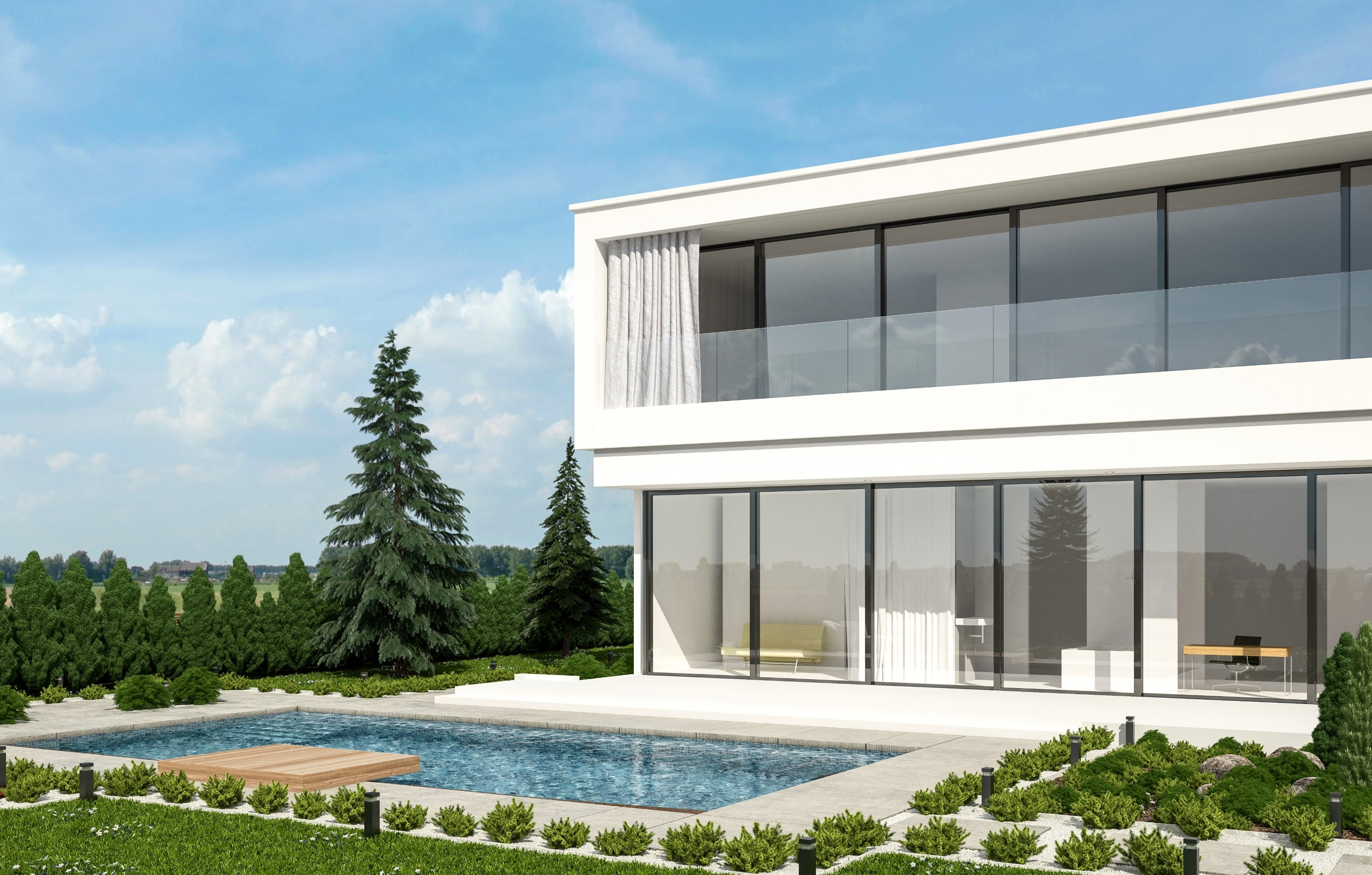 luxury villa with swimming pool